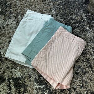 Lot of 3 Women’s Casual Shorts in Size 8 Talbots and Loft Brand